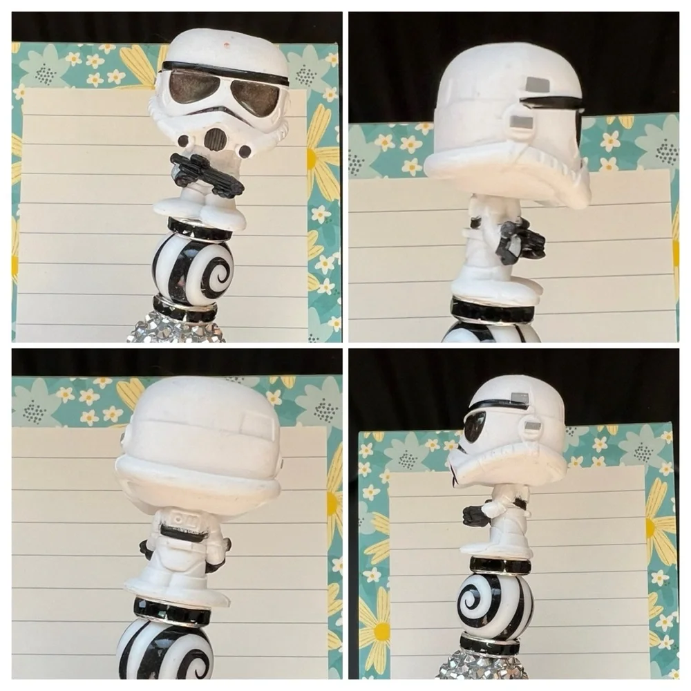 Personalized “Storm Trooper” Beaded Pen - Disney Doorables Star Wars Collection